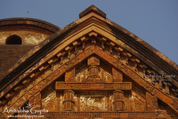 Roof of Kesto Rai Temple, Bishnupur