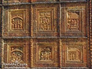 Terracotta Panels on Madan Mohan Temple